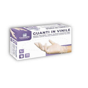 GUANTI VINILE SENZA POLVERE SMALL 100 PEZZI GAMMADIS