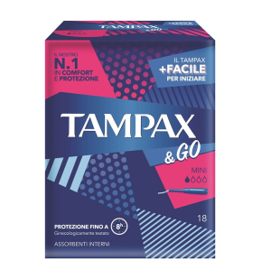 TAMPAX & GO MINI 18 PEZZI