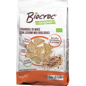 FIOR DI LOTO BIOCROC TRIANGOLI DI LEGUMI 40 G
