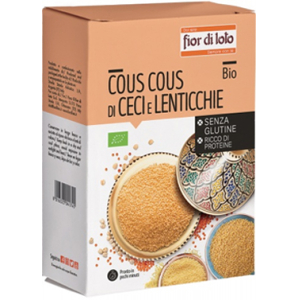 COUS COUS DI CECI E LENTICCHIE ROSSE BIO 500 G