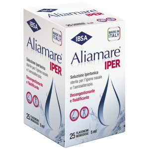 ALIAMARE IPER 25 FLACONCINI IPERTONICI DA 5 ML