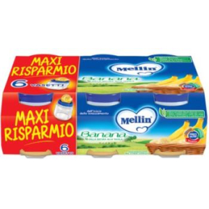 MELLIN OMOGENEIZZATO BANANA 6 X 100 G
