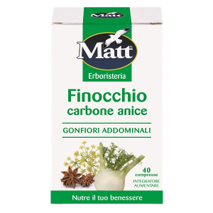 MATT ERBORISTERIA FINOCCHIO CARBONE ANICE 40 COMPRESSE