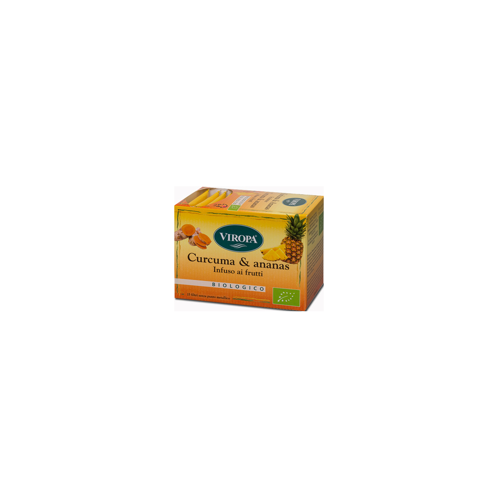 VIROPA CURCUMA & ANANAS INFUSO BIOLOGICO 15 BUSTINE 2,5 G