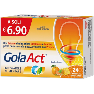 GOLA ACT MIELE ARANCIA 24 COMPRESSE OROSOLUBILI