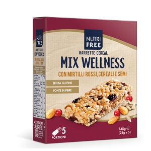 NUTRIFREE BARRETTE CEREAL MIX WELLNESS 28 G X 5