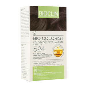 BIOCLIN BIO COLORIST 5,24 CASTANO CHIARO BEIGE RAME CIOCCOLATO