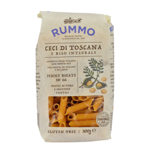 RUMMO PENNE RIGATE N 66 CECI DI TOSCANA E RISO INTEGRALE 300 G