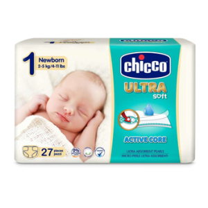 CHICCO PANNOLINO ULTRA CHICCHO NEWBORN 27 X 10