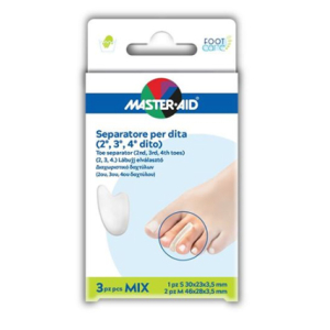 SEPARATORE DITA IN GEL MASTER-AID FOOTCARE MIX 1 SMALL + 2 MEDIUM C9