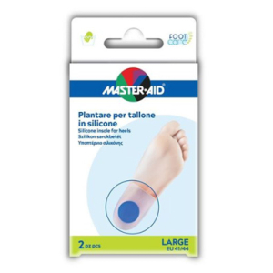 TALLONIERA IN DUE TIPOLOGIE DI SILICONE MASTER-AID FOOTCARE LARGE 2 PEZZI F4