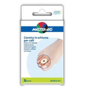 CEROTTO CALLI MASTER-AID FOOTCARE IN SCHIUMA PU 3 MM 9 PEZZI B9