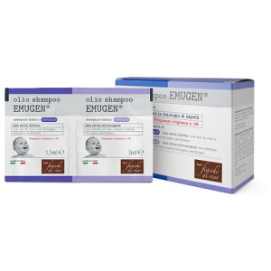 FIOCCHI DI RISO EMUGEN OLIO SHAMPOO ULTRADELICATO 10 BUSTINE DA 1,5 ML + 10 BUSTINE DA 3 ML