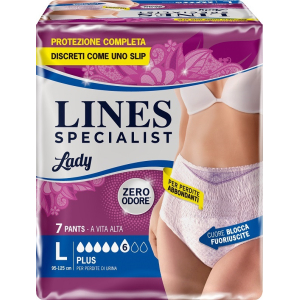 LINES SPECIALIST PANTS LADY PLUS L FARMA 7 PEZZI