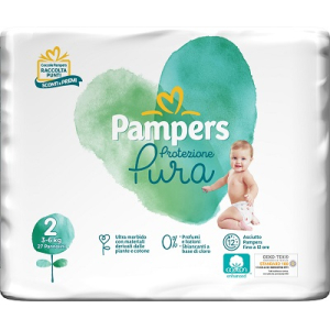 PAMPERS PROTEZIONE PURA NATURELLO MINI CP 27 PEZZI