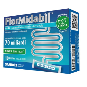 FLORMIDABIL DAILY 10 BUSTINE CON STEVIA