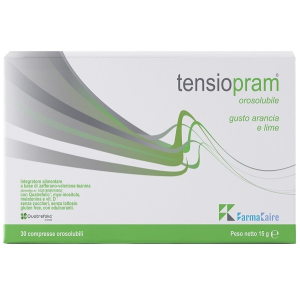 TENSIOPRAM OROSOLUBILE 30 COMPRESSE MASTICABILI GUSTO ARANCIA E LIME