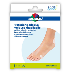 PROTEZIONE ADESIVA MULTIUSO MASTER-AID FOOTCARE RITAGLIABILE 50X9,5 CM A6