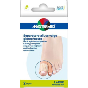 DIVARICATORE ALLUCE GIORNO/NOTTE MASTER-AID FOOTCARE LARGE 2 PEZZI D12