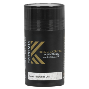 TRICOMIX FIBRE CHERATINA VOLUMIZZANTI PRINCIPI ANTICADUTA WHITE GREY 12 G GRIGIO CHIARO