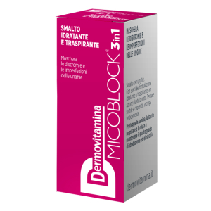 DERMOVITAMINA MICOBLOCK 3 IN 1 SMALTO IDRATANTE E TRASPIRANTE FUCSIA 5 ML