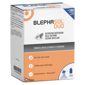 BLEPHASOL DUO SOLUZIONE MICELLARE IGIENE PALPEBRALE 100 ML + 100 GARZE