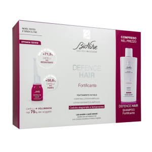 DEFENCE HAIR BIPACK RIDENSIFICANTE 21 FIALE 6 ML + SHAMPOO 200 ML