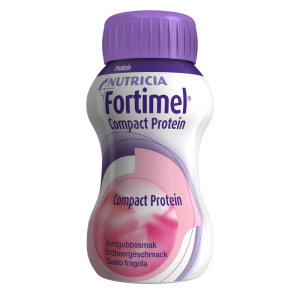 NUTRICIA FORTIMEL COMPACT PROTEIN GUSTO FRUTTI ROSSI RINFRESCANTI 4 BOTTIGLIE DA 125 ML