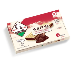 WAFER CON CREMA AL CACAO 4 PORZIONI X 45 G