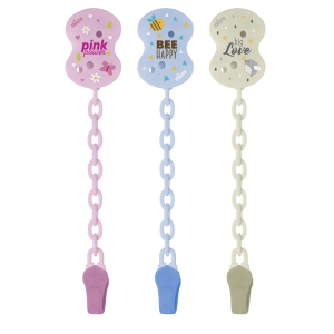CHICCO CLIP CON CATENELLA MIXED COLORS NEW 2020