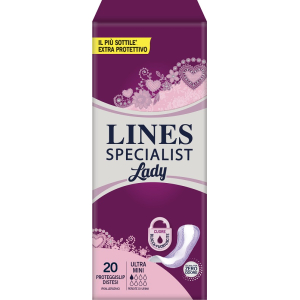 ASSORBENTI PER INCONTINENZA LINES SPECIALIST LADY LONG 20 PEZZI