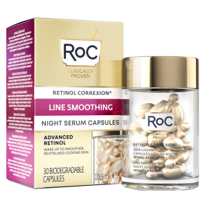 ROC RETINOL CORREXION LINE SMOOTHING SIERO VISO NOTTE 30 CAPSULE