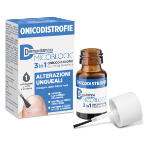 DERMOVITAMINA MICOBLOCK 3 IN 1 ONICODISTROFIE ALTERAZIONI UNGUEALI 7 ML