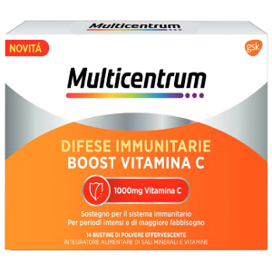 MULTICENTRUM DIFESE IMMUNITARIE BOOST VITAMINA C 28 BUSTINE