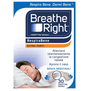 CEROTTI NASALI BREATHE RIGHT EXTRA FORTE 30 PEZZI