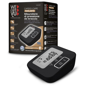 MISURATORE DI PRESSIONE DA BRACCIO PARLANTE WECAREYU CARDIO CARE