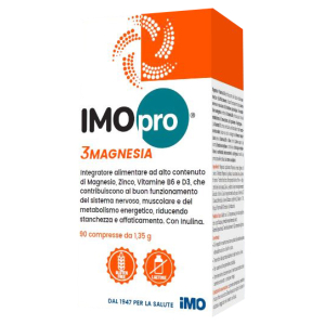 IMOPRO 3 MAGNESIA 90 COMPRESSE DA 1,35 G SENZA GLUTINE SENZA LATTOSIO