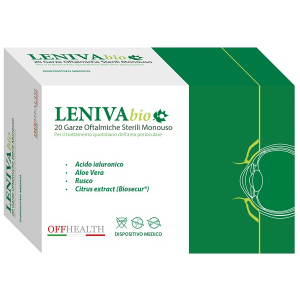 LENIVA BIOSECUR GARZE OFTALMICHE 20 PEZZI