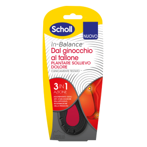 PLANTARE SOLLIEVO DOLORE DA GINOCCHIO A TALLONE SCHOLL IN BALANCE EVERYDAY M