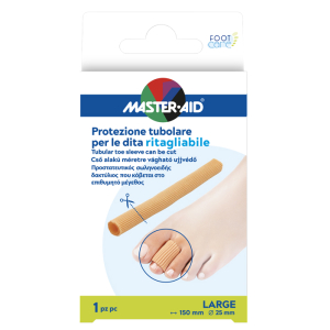 PROTEZIONE TUBOLARE MASTER-AID FOOTCARE RITAGLIABILE 15 CM 25 MM LARGE C8