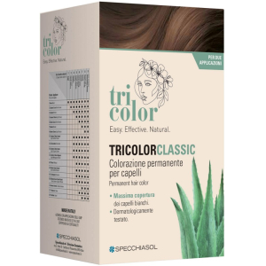 TRICOLOR CLASSIC 8 BIONDO CHIARO 2 TUBI 50 ML + 2 SHAKER 50 ML + 4 BUSTINE 8 ML