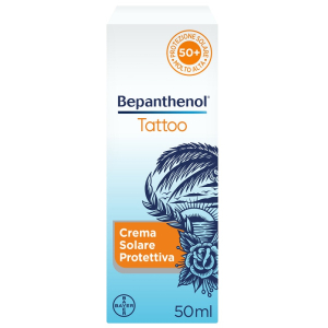 BEPANTHENOL TATTOO CREMA SOLARE PROTETTIVA SPF50+ 50 ML