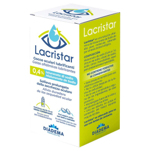 LACRISTAR GOCCE OCULARI LUBRIFICANTI 0,4% IALURONATO DI SODIO MULTIDOSE 10 ML