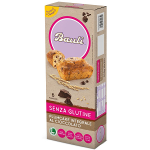 BAULI FREE PLUMCAKE INTEGRALE CIOCCOLATO 6 PEZZI DA 35 G