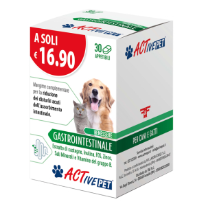 ACTIVE PET BENESSERE GASTROINTESTINALE 30 COMPRESSE APPETIBILI