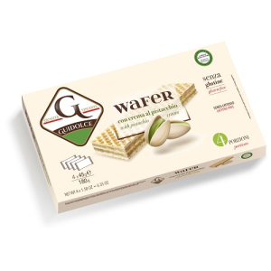 WAFER CON CREMA AL PISTACCHIO 4 PORZIONI X 45 G