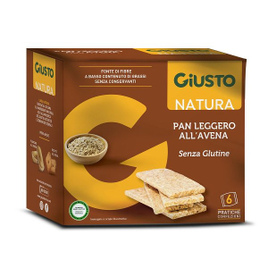 GIUSTO SENZA GLUTINE PANLEGGERO ALL'AVENA 6 CONFEZIONI DA 25G