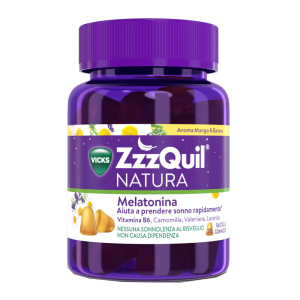 VICKS ZZZQUIL NATURA MANGO & BANANA 30 PASTIGLIE GOMMOSE