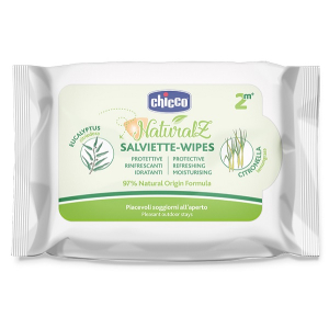 CHICCO ZANZA SALVIETTE NATURALE 20 PEZZI
