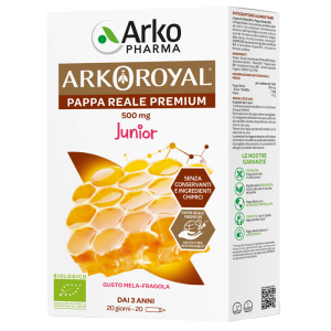 ARKOROYAL JUNIOR PAPPA REALE 500MG BIO 20 FIALOIDI PROMO